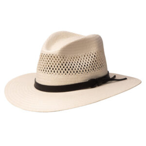 Stetson - Digger Chapeau Outback en paille de shantung
